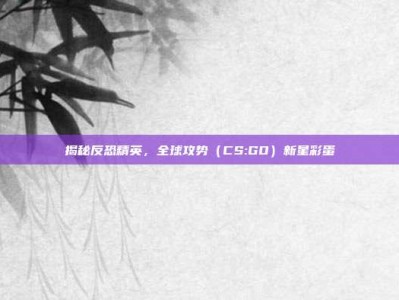 揭秘反恐精英，全球攻势（CS:GO）新星彩蛋