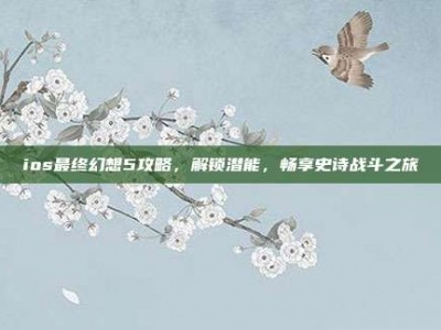 ios最终幻想5攻略，解锁潜能，畅享史诗战斗之旅