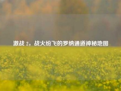 激战 2，战火纷飞的罗纳通道神秘地图