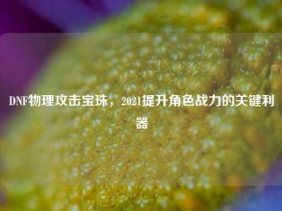 DNF物理攻击宝珠，2021提升角色战力的关键利器