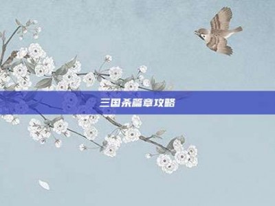 三国杀篇章攻略