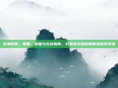 传神脱机，策略、部署与实战指南，打造高效稳定的信息流转环境