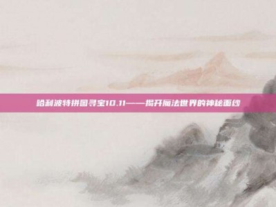 哈利波特拼图寻宝10.11——揭开魔法世界的神秘面纱