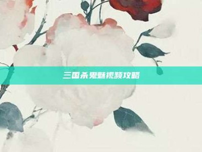 三国杀鬼魅视频攻略