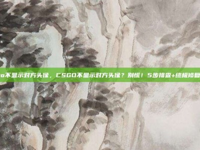 csgo不显示对方头像，CSGO不显示对方头像？别慌！5步排查+终极修复指南