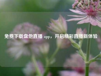 免费下载盘他直播 app，开启精彩直播新体验