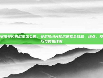 赛尔号闪光尼尔怎么抓，赛尔号闪光尼尔捕捉全攻略，地点、技巧与时机详解