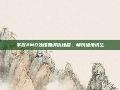 掌握AMD处理器调优秘籍，畅玩绝地求生