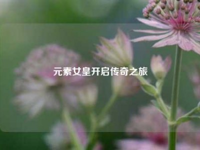 元素女皇开启传奇之旅