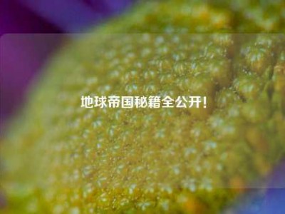 地球帝国秘籍全公开！