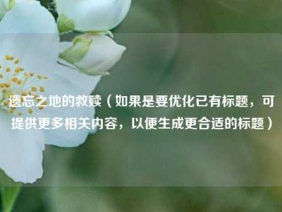 遗忘之地的救赎（如果是要优化已有标题，可提供更多相关内容，以便生成更合适的标题）