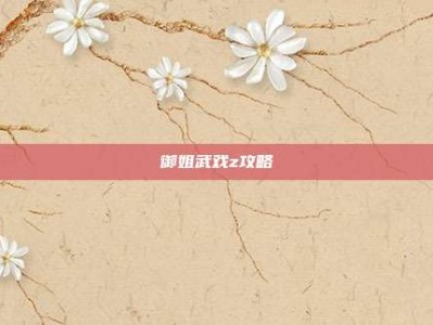 御姐武戏z攻略