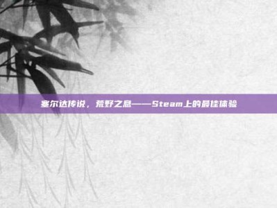 塞尔达传说，荒野之息——Steam上的最佳体验