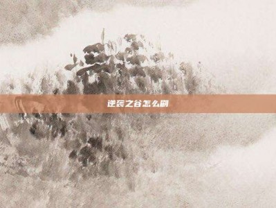 逆袭之谷怎么刷