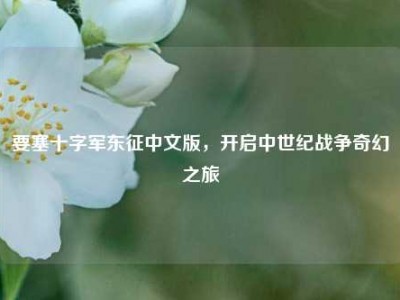 要塞十字军东征中文版，开启中世纪战争奇幻之旅
