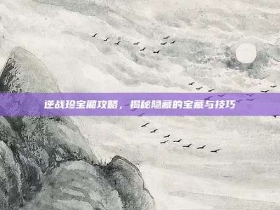 逆战珍宝厢攻略，揭秘隐藏的宝藏与技巧