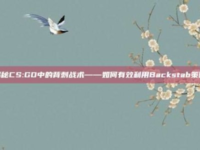 揭秘CS:GO中的背刺战术——如何有效利用Backstab策略