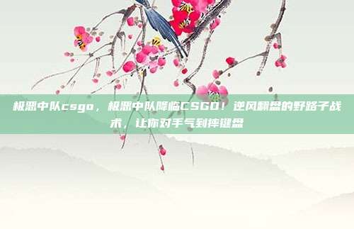 极恶中队csgo,极恶中队降临CSGO!逆风翻盘的野路子战术,让你对手气到摔键盘