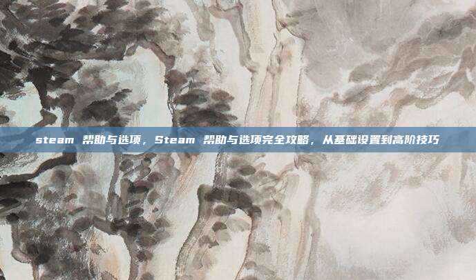 steam 帮助与选项,Steam 帮助与选项完全攻略,从基础设置到高阶技巧