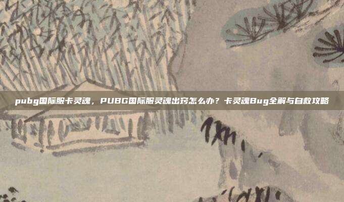 pubg国际服卡灵魂,PUBG国际服灵魂出窍怎么办?卡灵魂Bug全解与自救攻略