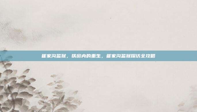 崔家沟监狱,铁窗内的重生,崔家沟监狱探访全攻略
