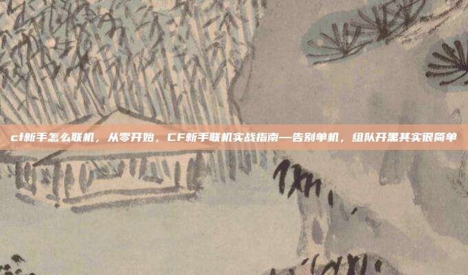 cf新手怎么联机,从零开始,CF新手联机实战指南—告别单机,组队开黑其实很简单