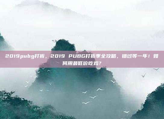 2019pubg打折,2019 PUBG打折季全攻略,错过等一年!如何用最低价吃鸡?