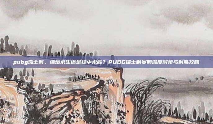 pubg瑞士制,绝境求生还是稳中求胜?PUBG瑞士制赛制深度解析与制胜攻略