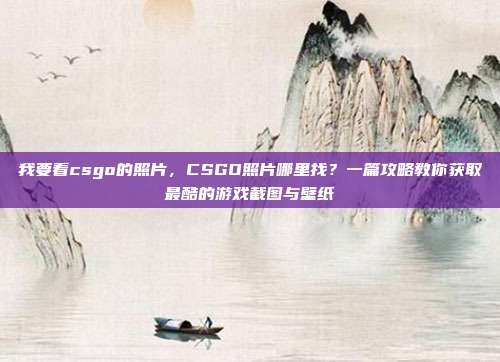 我要看csgo的照片，CSGO照片哪里找？一篇攻略教你获取最酷的游戏截图与壁纸