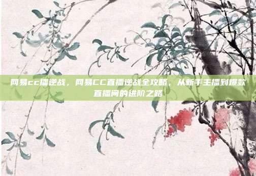 网易cc播逆战，网易CC直播逆战全攻略，从新手主播到爆款直播间的进阶之路