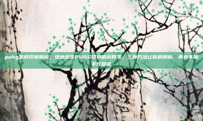 pubg怎样切换倍镜,绝地求生PUBG切换倍镜教学,三种方法让你秒换镜,再也不用手忙脚乱