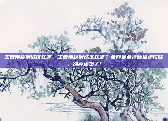 王者荣耀渭城区在哪,王者荣耀渭城区在哪?全网最全神秘坐标攻略,别再迷路了!