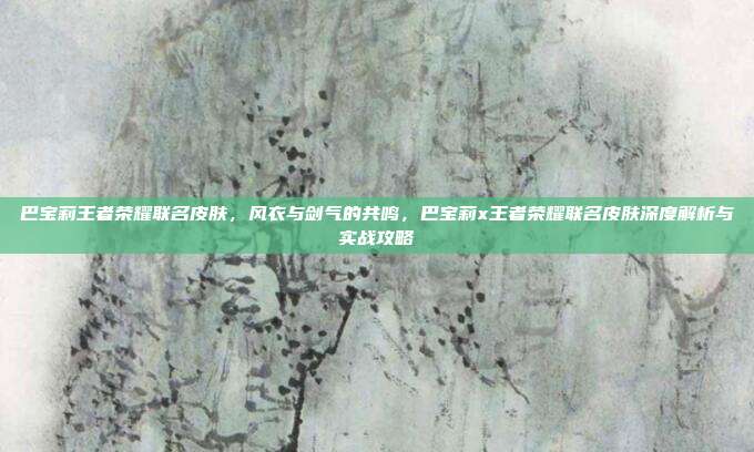 巴宝莉王者荣耀联名皮肤,风衣与剑气的共鸣,巴宝莉x王者荣耀联名皮肤深度解析与实战攻略