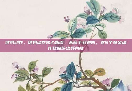 健身动作,健身动作核心指南,从新手到进阶,这5个黄金动作让你练出好身材