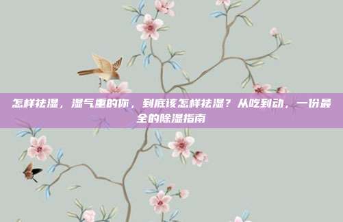 怎样祛湿,湿气重的你,到底该怎样祛湿?从吃到动,一份最全的除湿指南