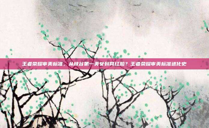王者荣耀审美标准,从峡谷第一美女到网红脸?王者荣耀审美标准进化史
