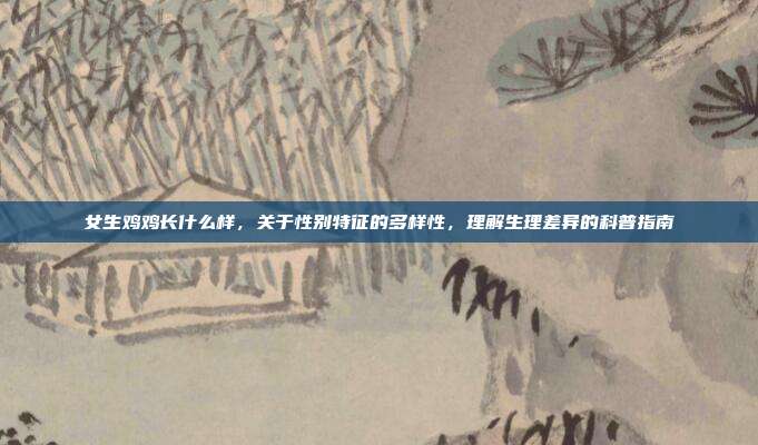 女生鸡鸡长什么样,关于性别特征的多样性,理解生理差异的科普指南