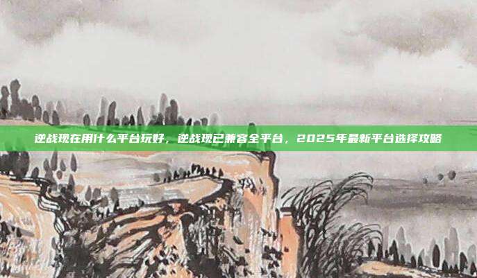 逆战现在用什么平台玩好,逆战现已兼容全平台,2025年最新平台选择攻略