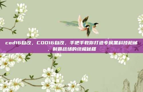 cod16自改,COD16自改,手把手教你打造专属黑科技枪械,制霸战场的终极秘籍