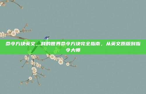 命令方块英文,我的世界命令方块完全指南,从英文原版到指令大师