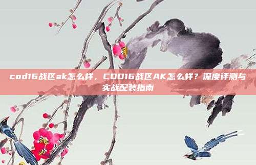 cod16战区ak怎么样,COD16战区AK怎么样?深度评测与实战配装指南