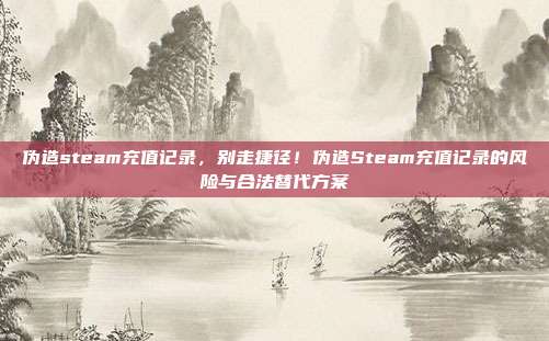 伪造steam充值记录，别走捷径！伪造Steam充值记录的风险与合法替代方案