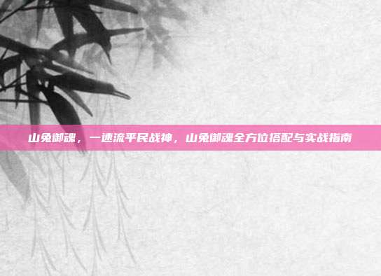山兔御魂,一速流平民战神,山兔御魂全方位搭配与实战指南