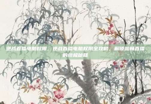 逆战直播电脑权限，逆战直播电脑权限全攻略，解锁流畅直播的终极秘籍