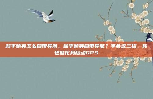 和平精英怎么自带导航,和平精英自带导航?学会这三招,你也能化身移动GPS