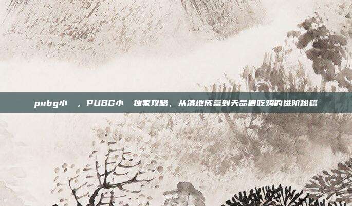 pubg小玥玥,PUBG小玥玥独家攻略,从落地成盒到天命圈吃鸡的进阶秘籍