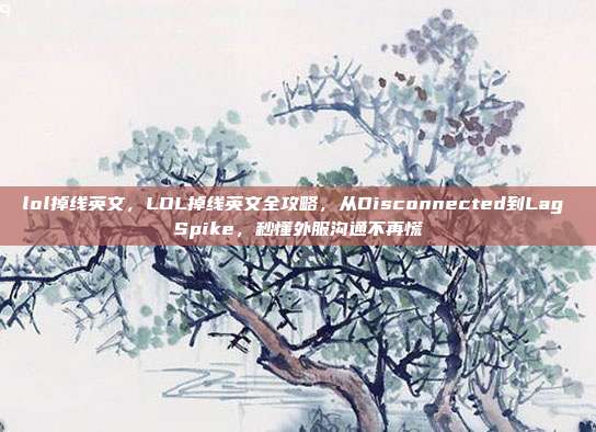 lol掉线英文，LOL掉线英文全攻略，从Disconnected到Lag Spike，秒懂外服沟通不再慌