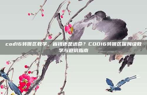 cod16转俄区教学，省钱还是送命？COD16转俄区保姆级教学与避坑指南
