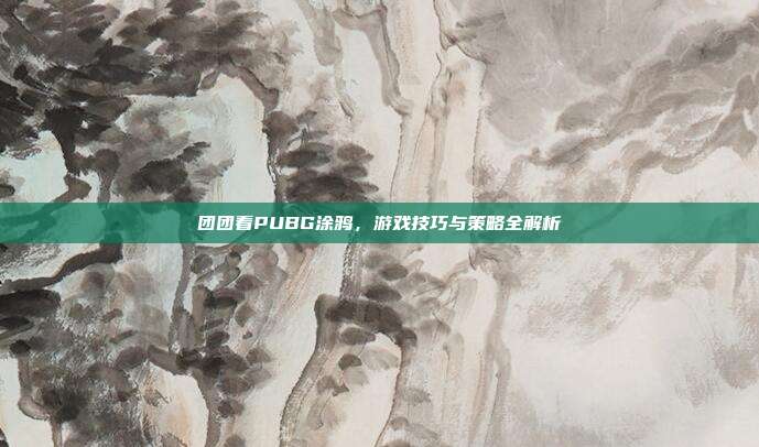 团团看PUBG涂鸦，游戏技巧与策略全解析