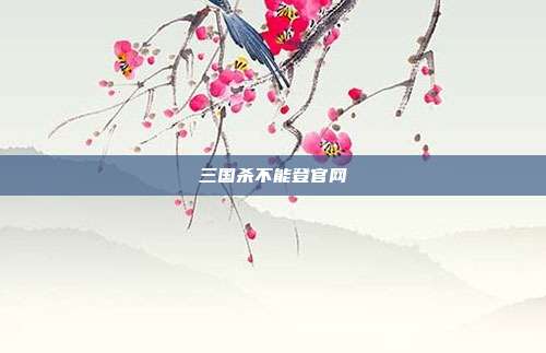 三国杀不能登官网